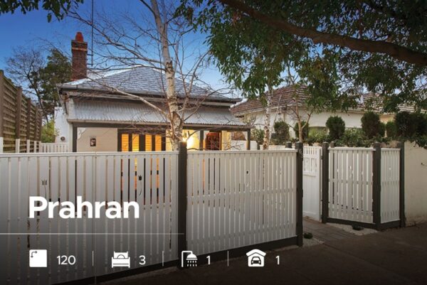 Prahran finished renovation construction project front of house