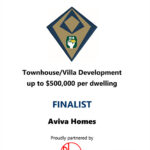 HIA building award townhouse and villa development finalist